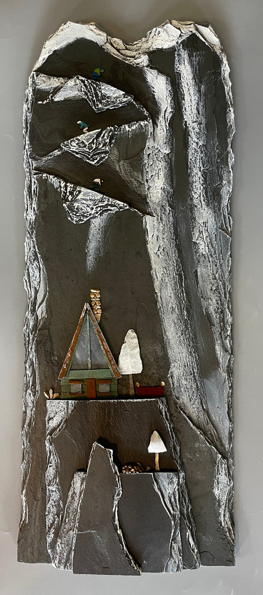"Winter Cabin In The Mountains"   #6116A