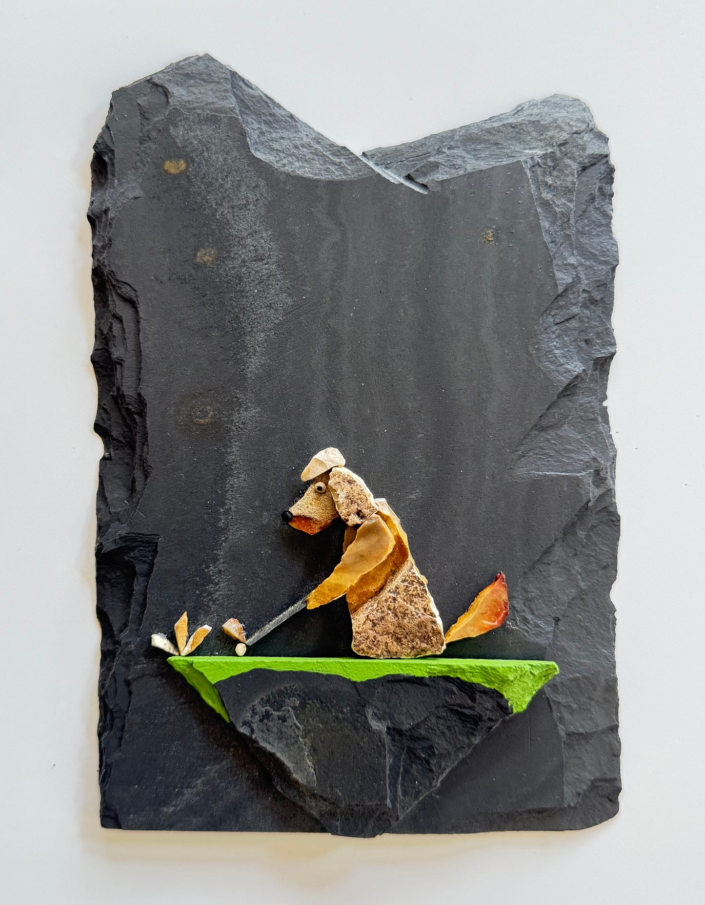 "Golfing Dog"   #7266