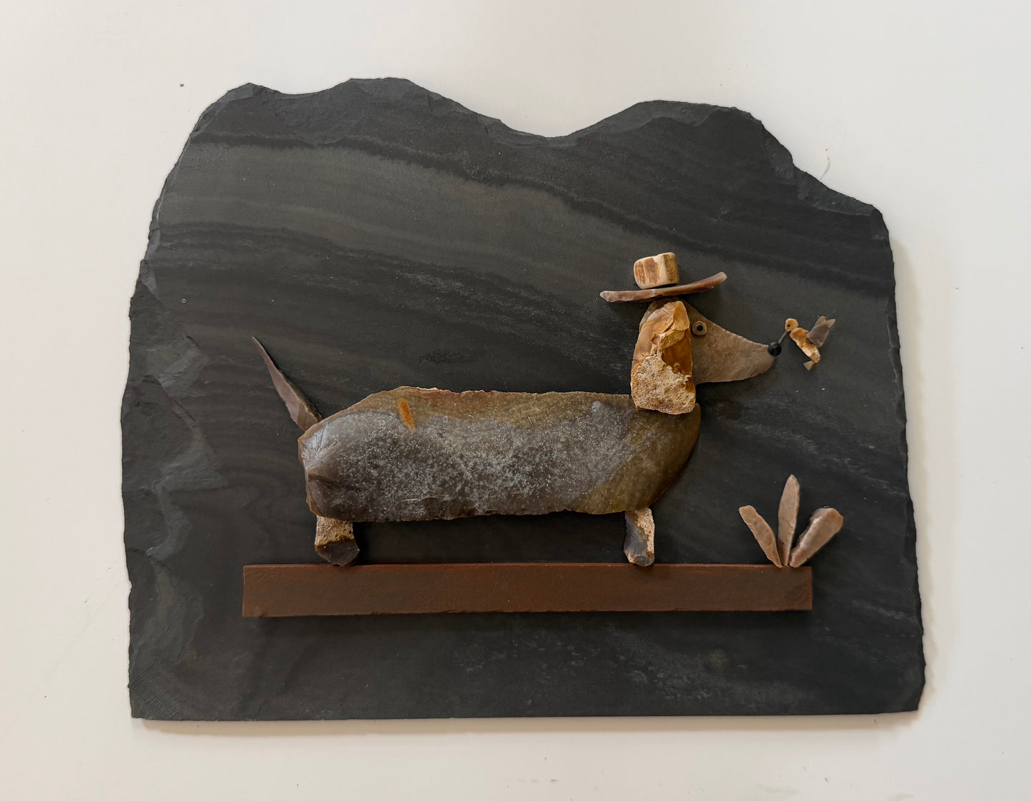"Doxie & Hummer"   #7319