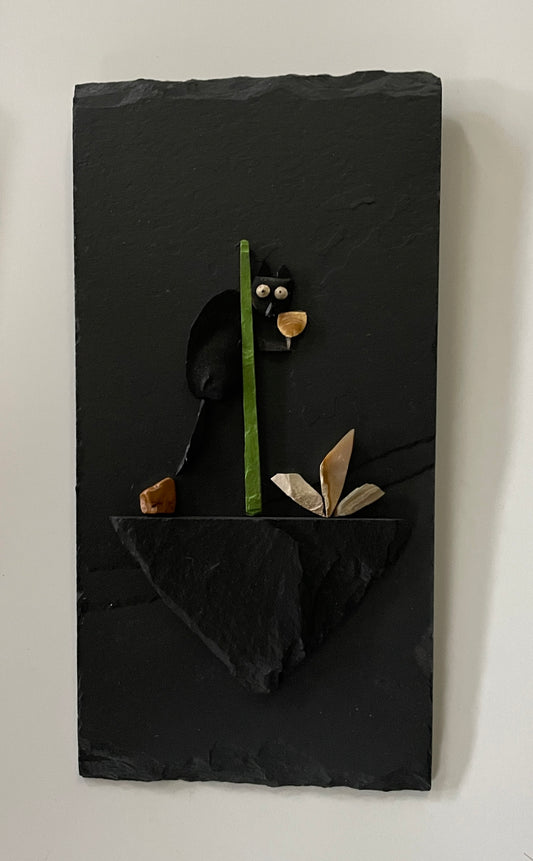 "Cat  & Wine Series"   #7159